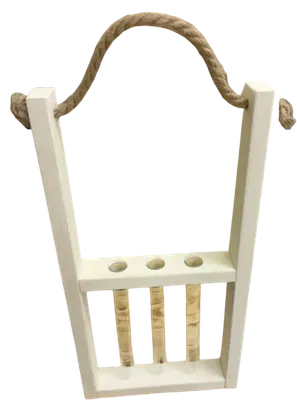 Ваза KraftHouse С 3 колбами / 2038545532821 (белый)