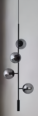 Люстра ILamp Aura 8615W-1S BK-SM