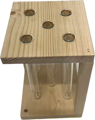 Ваза KraftHouse С 5 колбами / 2038566062284 (натуральный)