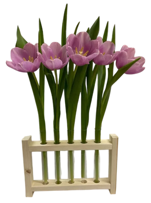 Ваза KraftHouse С 5 колбами / 2039533490369 (натуральный)