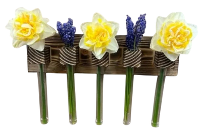 Ваза KraftHouse С 5 колбами / 2039964416426 (обожженный)