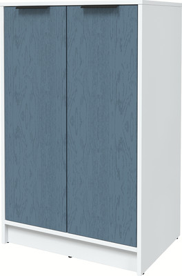 Тумба Interline Концепт КТ-Т64 Глосс (белый платинум/дуб лазурный)