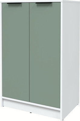 Тумба Interline Концепт КТ-Т64 Глосс (белый платинум/мята)