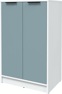 Тумба Interline Концепт КТ-Т64 Глосс (белый платинум/океан)