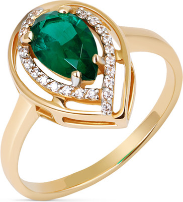 Кольцо из желтого золота Кристалл CI98900226773 (р.15.5)