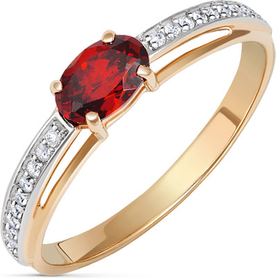 Кольцо из желтого золота Кристалл CI95300226773 (р.15)