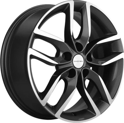 Литой диск Khomen KHW1708 Geely Coolray 17x6.5" 5x114.3мм DIA 54.1мм ET 45мм (Gray FP)