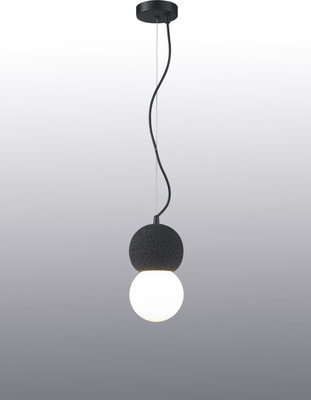 Потолочный светильник ILamp Foxtrot 10694P/1-D100 BK-WH