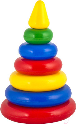 Развивающая игрушка Десятое королевство Пирамидка. Малышок-6К / 1601