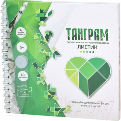 Развивающая книга Десятое королевство Танграм Листик / 02861