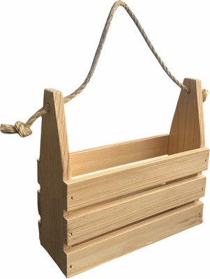 Ящик декоративный KraftHouse Для бутылок 3 ячейки 10x25x24 / 2043267530857 (натуральный)