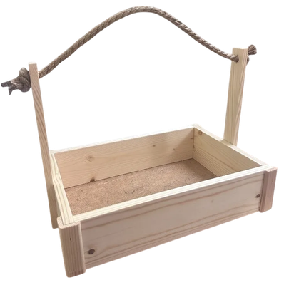 Ящик декоративный KraftHouse С джутовой ручкой 25x23x32 / 2041270227443 (натуральный)