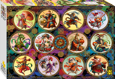 Пазл Step Puzzle Китайский гороскоп / 84063 (2000эл)