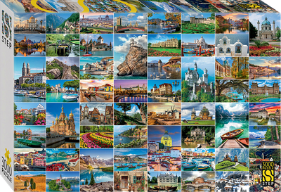 Пазл Step Puzzle Достопримечательности Европы / 85026 (3000эл)