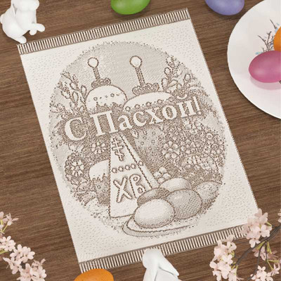 Сервировочная салфетка Лента Т752 (52x40, белый)