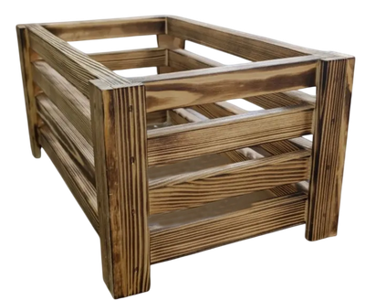 Ящик декоративный KraftHouse 26x42x20 / 2044413585882 (обожженный)