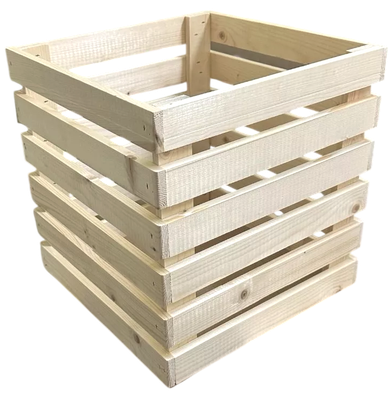 Ящик декоративный KraftHouse 33x32x32 / 2040644440464 (натуральный)