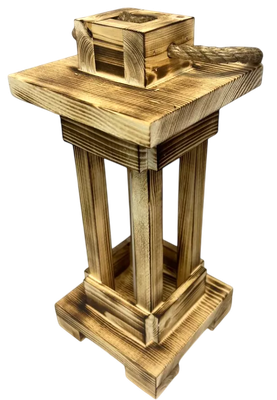 Декор KraftHouse Фонарь 35x15x15 / 2038660003596 (обожженный)