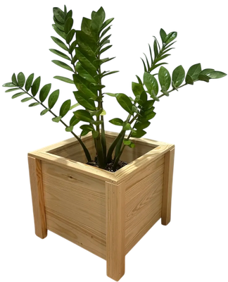 Кашпо KraftHouse Напольное 35x35x30 / 2043267456768 (натуральный)