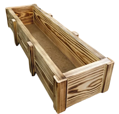 Кашпо KraftHouse Балконный ящик 15x9x52 / 2044638951431 (обожженный)