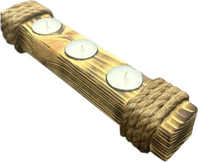 Подсвечник KraftHouse На 3 свечи 5x30x5 / 2040905002486 (обожженный)