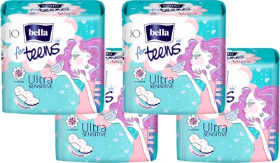 Прокладки гигиенические Bella For Teens Ultra Sensitive (4x10шт)