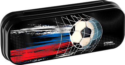 Пенал Стамм Мяч / ПН-32587 (черный)