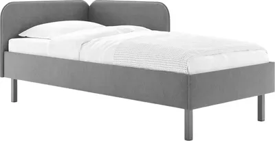 Односпальная кровать Сонум Юта 90x200 (лаунж серый)