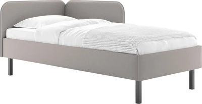 Односпальная кровать Сонум Юта 90x200 (велутто бежевый)