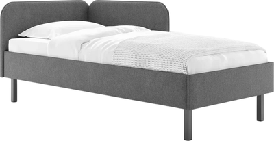 Односпальная кровать Сонум Юта 90x200 (рогожка графит)