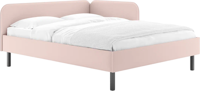 Двуспальная кровать Сонум Юта 160x200 (велутто латте)