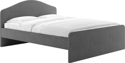 Полуторная кровать Сонум Ария 140x200 (рогожка графит)