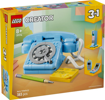 Конструктор Lego Creative Variety 3в1 Ретро-телефон / 31174