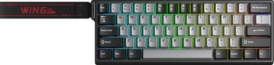 Клавиатура Aula WIN60HE Pro Edition (Light Grey/Dark Grey Meteor Magnetic Switches)