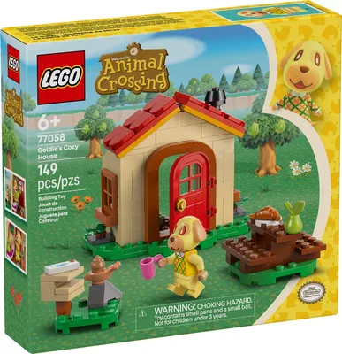 Конструктор Lego Animal Crossing Уютный домик Голди 77058