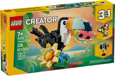 Конструктор Lego Creativity 3в1 Тропическая птица Тусона / 31173