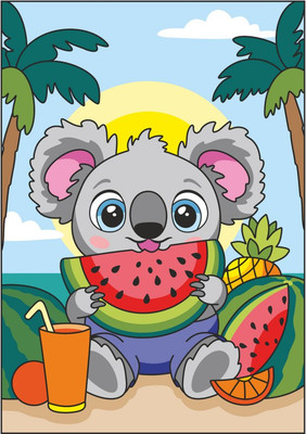 Картина по номерам Lori Коала с арбузом / Ркн-129