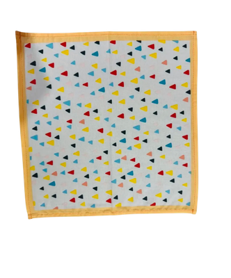 Платок носовой Vitok С-11.008 (белый/желтый/треугольники)