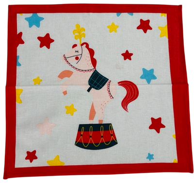 Платок носовой Vitok С-11.008 (белый/красный/пони)