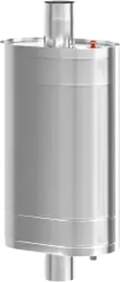 Бак на трубе Везувий d115 Овальный AISI 439 МП (80л)