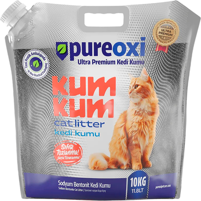 Наполнитель для туалета PureOxi Kum Kum Ultra Premium (10кг)