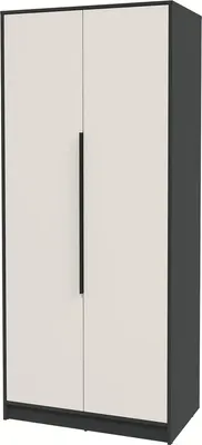 Шкаф Interline Концепт КТ-Ш2 Глосс (антрацит/кашемир)