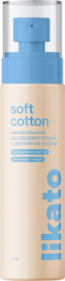 Дезодорант-спрей Likato Professional Soft Cotton Минеральный (100мл)