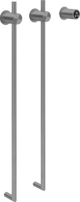 Полотенцесушитель электрический Abber Charme AH4002BST (сталь брашированная)