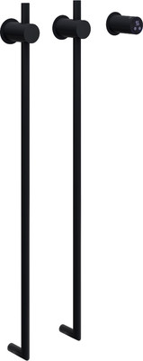 Полотенцесушитель электрический Abber Charme AH4002MB (черный матовый)