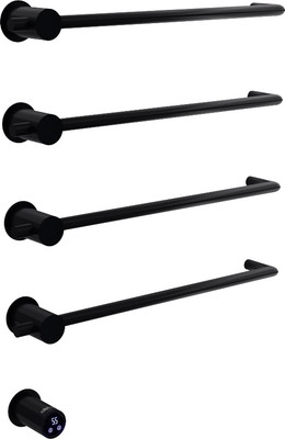 Полотенцесушитель электрический Abber Charme AH4004MB (черный матовый)