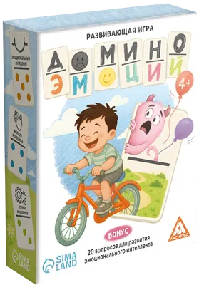 Развивающая игра Лас Играс Домино эмоций / 10908388