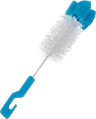 Ершик для бутылок АкваМаг ЕМБ-28ГК (с губкой и ручкой-крючок)