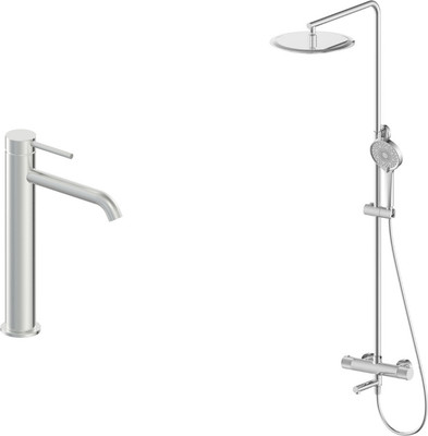 Душевая система со смесителем Oliveeka OL-739902+88239017-BN