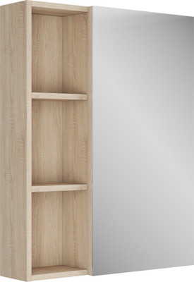 Шкаф с зеркалом для ванной Uncoria Арно 60 (дуб сонома)